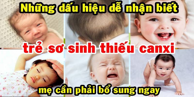 Thiếu canxi - Dấu hiệu thường gặp ở trẻ sơ sinh bị